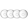 Bold Smart Lock Clicker 4-pack White sticky
