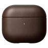 Nomad Leather Case AirPods 3 brown sticky