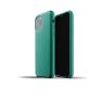 Mujjo Leather Case iPhone 11 Pro groen sticky