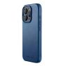 Mujjo Leather Case iPhone 16 Pro Max Blue sticky