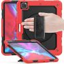 Casecentive Handstrap Pro Hardcase with handstrap iPad Pro 12.9" 2022 / 2021 / 2020 / 2018 red sticky