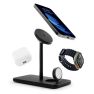 Twelve South HiRise Deluxe 3-in-1 Wireless Charging Stand Black sticky