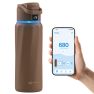 WaterH Boost Smart Water Bottle 946ml Brown sticky