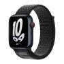 Apple Nike Sport Loop Apple Watch 42mm / 44mm / 45mm / 49mm Black / Summit White sticky