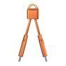 Nomad ChargeKey USB-C to USB-C Charging Cable Stellar Orange sticky
