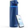 WaterH Boost Smart Water Bottle 710ml Magnetite Blue sticky