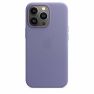 Apple Leather MagSafe Case iPhone 13 Pro Wisteria sticky
