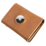 FIXED Tripple AirTag Wallet brown sticky