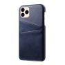 Casecentive Leren Wallet back case iPhone 12 / iPhone 12 Pro blauw sticky