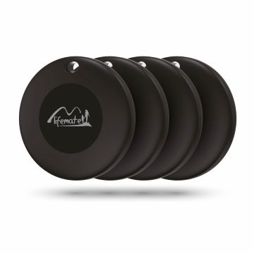 Lifemate Life Tag Duo - Item Finder iOS or Android Compatible 4-Pack