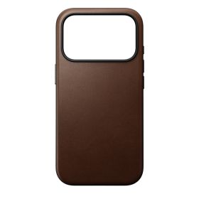 Nomad Modern Leather Case iPhone 17 Pro Brown
