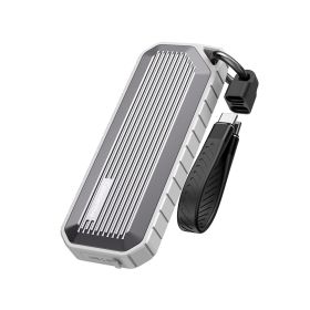 Casecentive Waterproof M.2 NVMe SSD Enclosure 10Gbps Grey