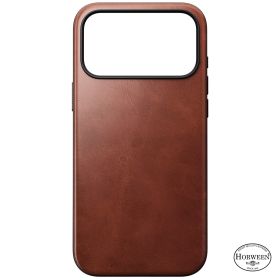 Nomad Modern Leather Case iPhone 17 Pro Olde Dublin Horween