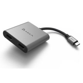 ADAM elements CASA Hub H2 Grey USB-C 3.1 HDMI x2 grey