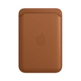 Apple Leather Card Holder with MagSafe (1st gen) for iPhone Saddle brown