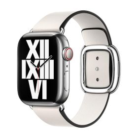 Apple Modern Buckle Apple Watch Medium 38mm / 40mm / 41mm / 42mm Chalk