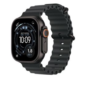 Apple Ocean Band Apple Watch 44mm / 45mm / 46mm / 49mm Black Titanium Finish