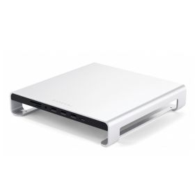 Satechi Aluminium Monitor Stand Hub iMac silver