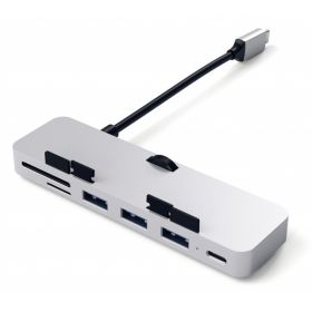 Satechi USB-C Hub Aluminium Clamp Pro silver