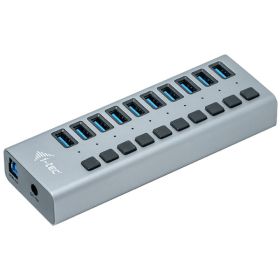 i-Tec USB 3.0 Charging HUB 10 port with external power adapter