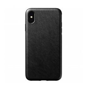 Nomad Rugged Case Leather iPhone XS Max black