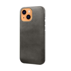 Casecentive Leather Back case iPhone 13 Mini black