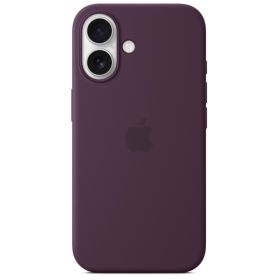 Apple Silicone MagSafe Case iPhone 16 Plum