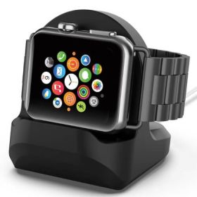 Casecentive Charging Dock Apple Watch Stand Black