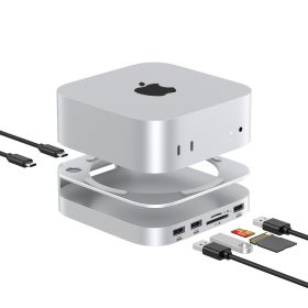 Casecentive 7-in-1 Aluminium Dockingstation Hub & Stand for Mac Mini M4/M4 Pro