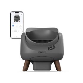 CATLINK Open X - Open Top Automatic Litter Box Grey