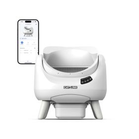 CATLINK Open X - Open Top Automatic Litter Box White