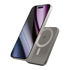 Epico UltraPack Portable Wireless Magnetic Power Bank Ultra-thin 8.3 mm 5000mAh Titanium