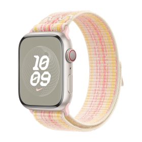 Apple Nike Sport Loop Apple Watch 42mm / 44mm / 45mm / 49mm Starlight / Pink