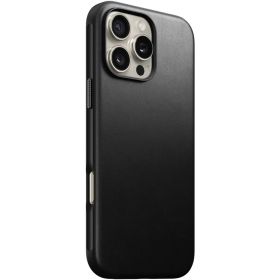 Nomad Modern Leather Case iPhone 16 Pro Max Black