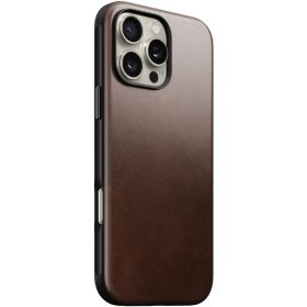 Nomad Modern Leather Case iPhone 16 Pro Max Olde Dublin Horween