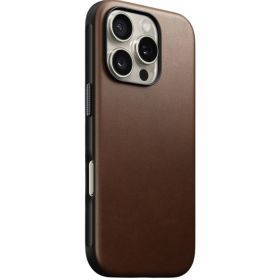 Nomad Modern Leather Case iPhone 16 Pro Brown