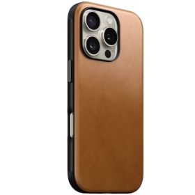 Nomad Modern Leather Case iPhone 16 Pro English Tan-C