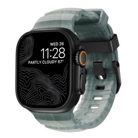 Nomad Rocky Point Band Apple Watch 42mm / 44mm / 45mm / 46mm / 49mm Sierra Stone Connector Black