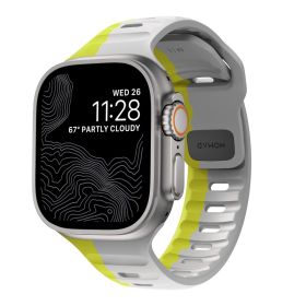Nomad Sport Band Apple Watch 42mm / 44mm / 45mm / 49mm Bicolor Lunar Gray / High Volta
