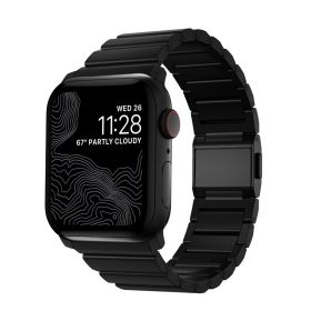 Nomad Strap Titanium V3 Apple Watch 42 / 44 / 45 / 49mm Black