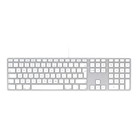 Apple Wired Keyboard USB Numeric Keypad QWERTY White