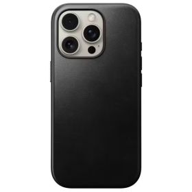 Nomad Modern Leather Case iPhone 16 Pro Max Black Horween