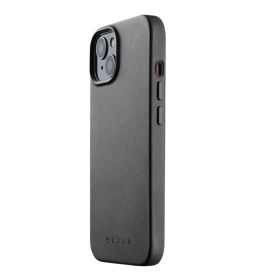 Mujjo Leather Case with MagSafe iPhone 14 black