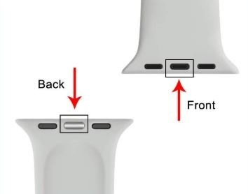 How to change Apple Watch strap — sliding the new Sport Band into place